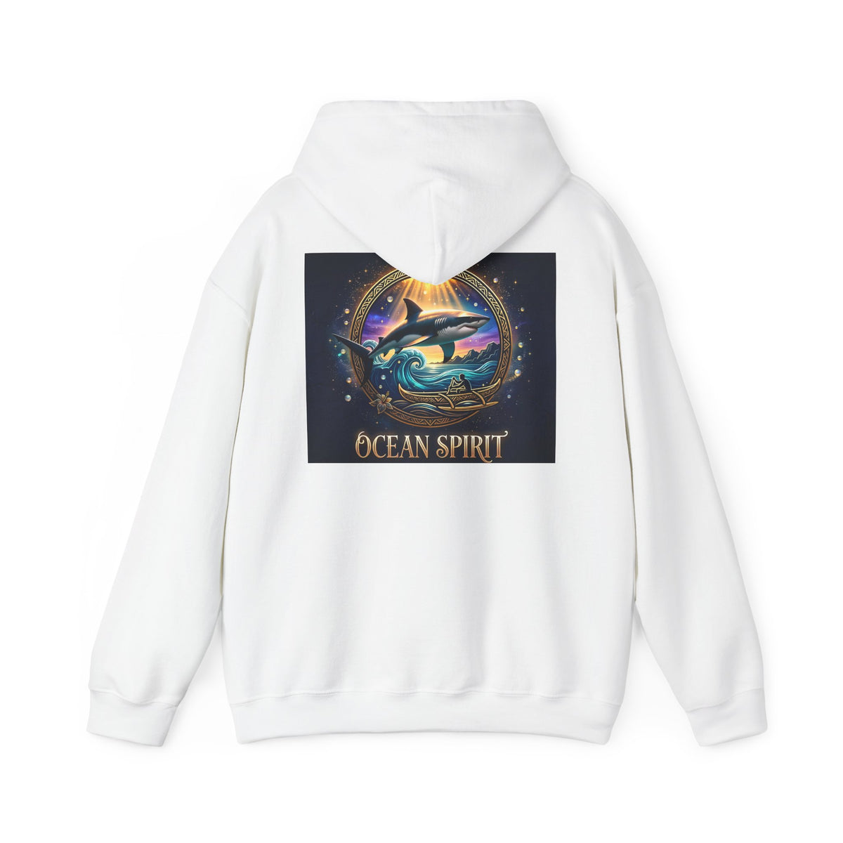 Ocean Spirit Hoodie – Mystic Shark Graphic Hooded Sweatshirt