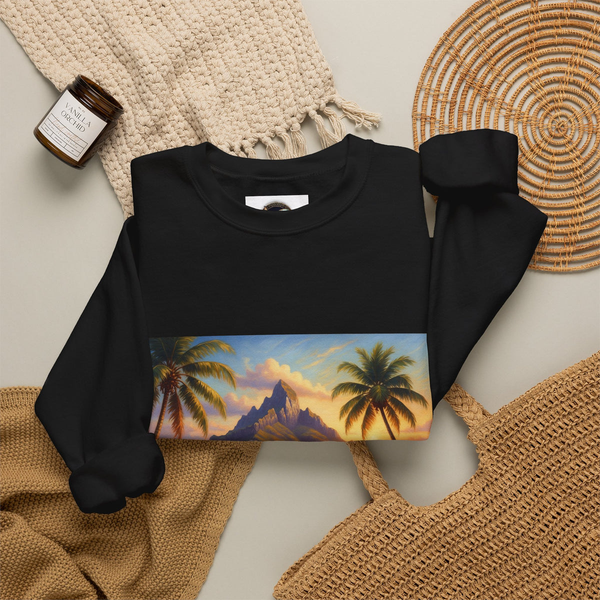 Tropical Island Sunset Sweatshirt