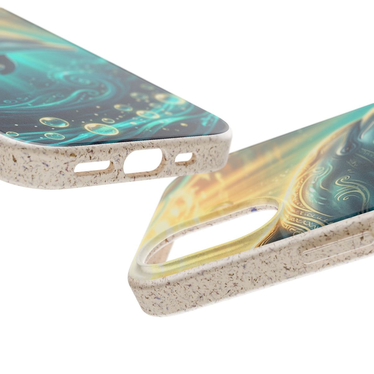 Biodegradable Phone Case — Ocean Dolphins Art Print