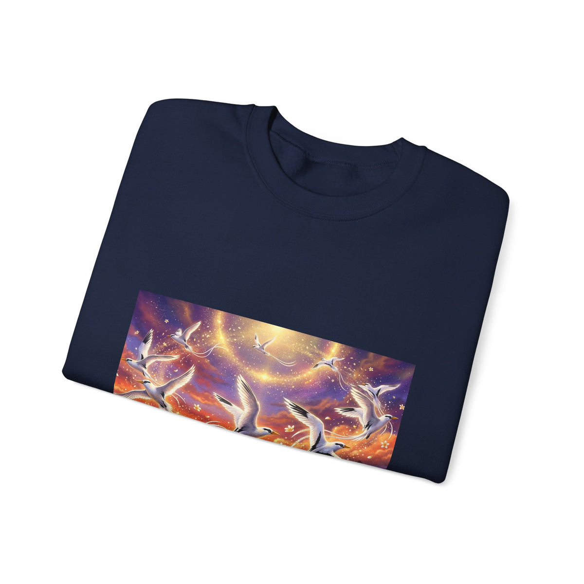 Crewneck Sweatshirt — Magical Pailles en queue at Sunset Art Print