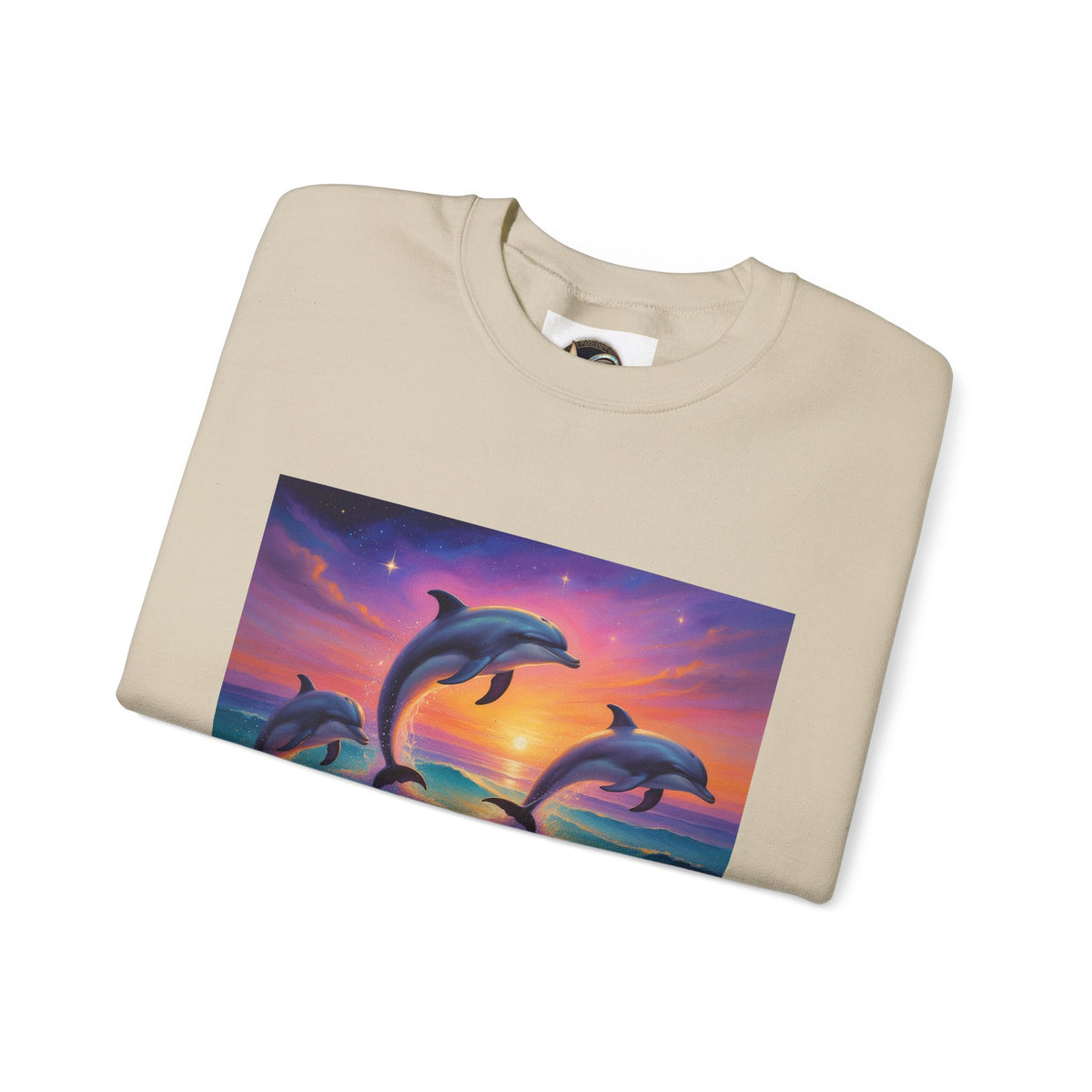 Dolphin Sunset Crewneck Sweatshirt