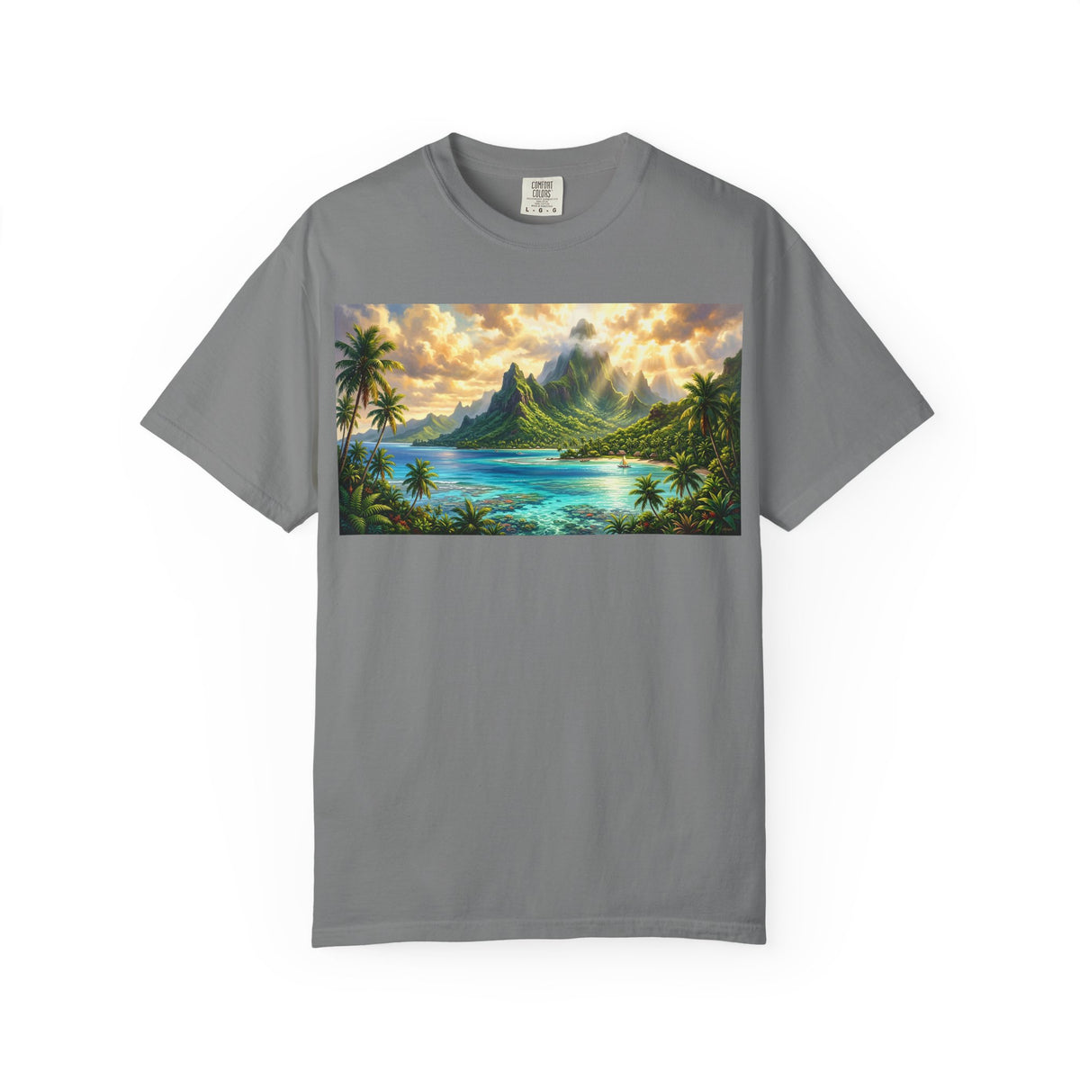 Tropical Island Landscape T-Shirt