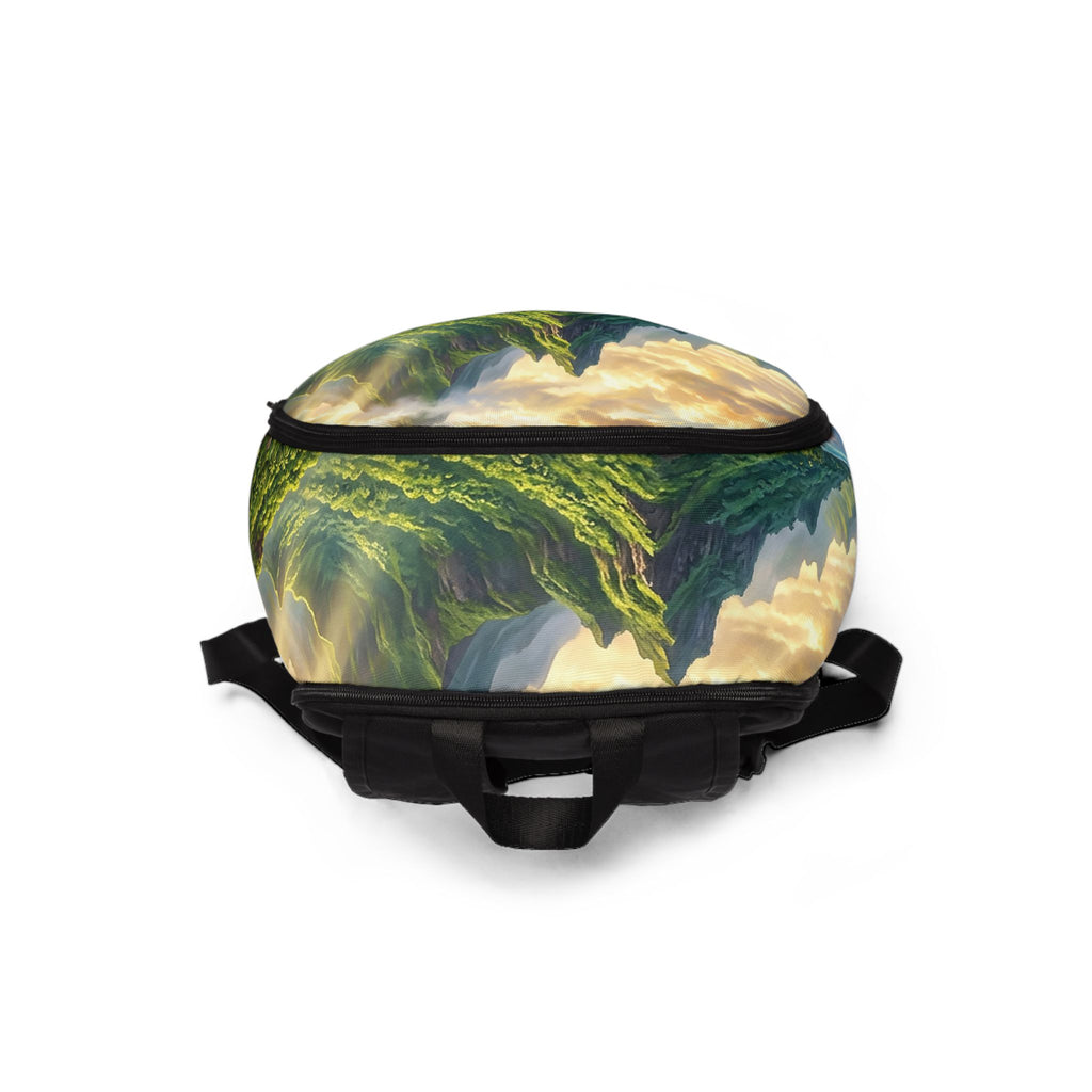 Tropical Island Backpack — Scenic Ocean Landscape Daypack
