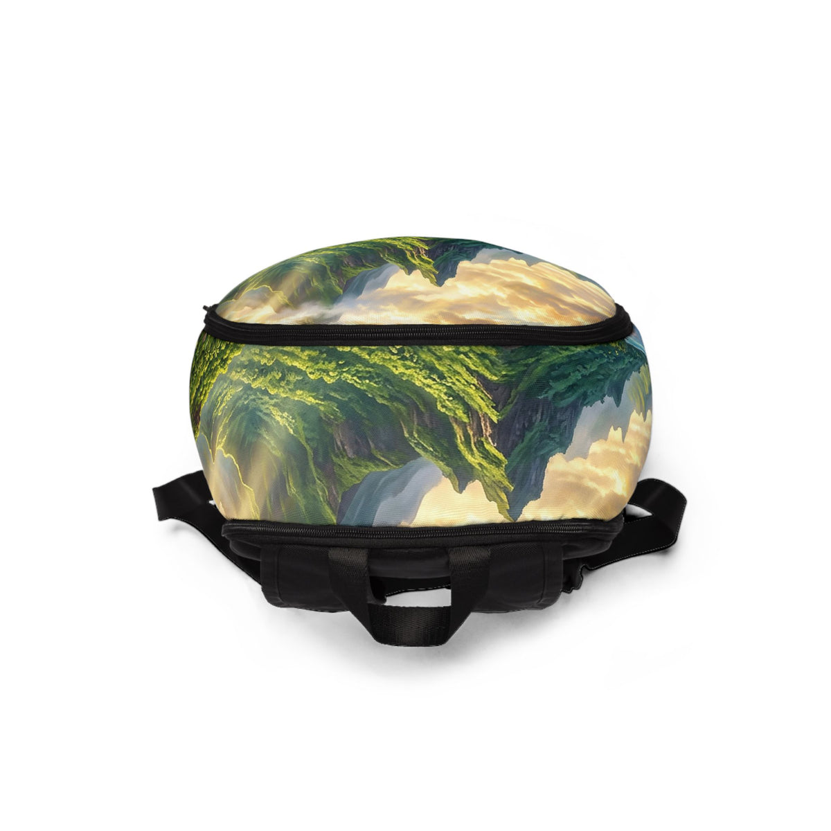 Tropical Island Backpack — Scenic Ocean Landscape Daypack