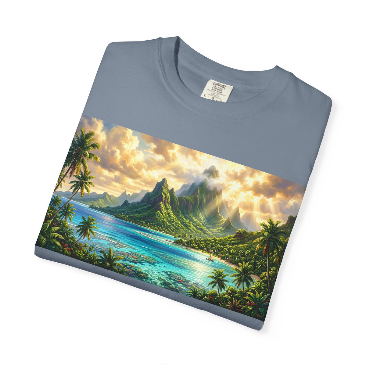 Tropical Island Landscape T-Shirt