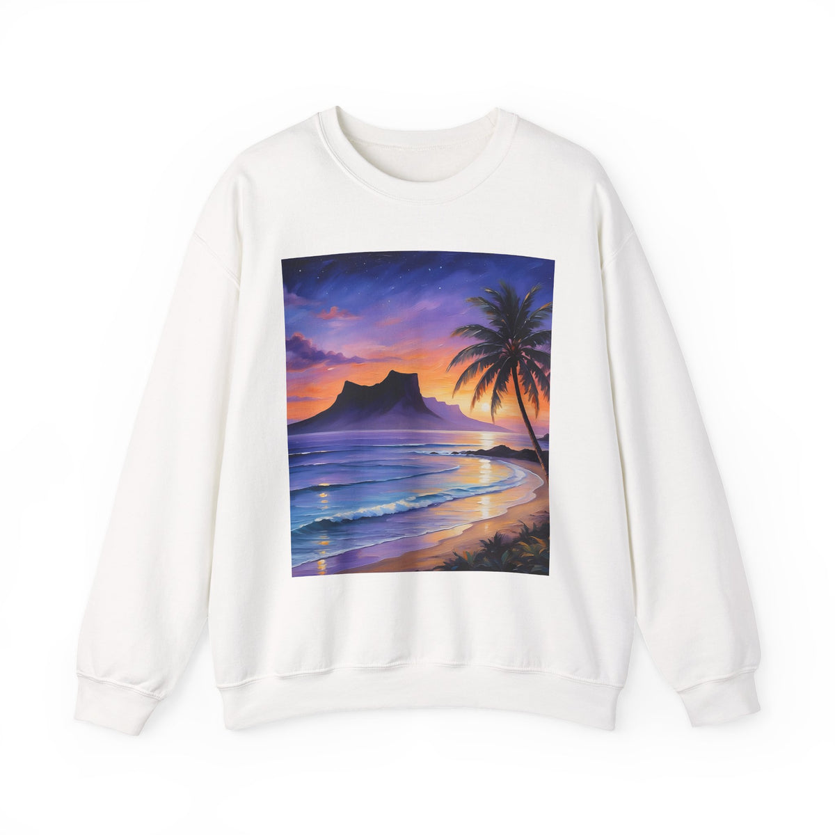 Tropical Sunset Sweatshirt – Palm Beach Sunset Crewneck