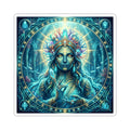 Mystic Sea Goddess Sticker — Ocean Oracle Kiss-Cut Vinyl Decal