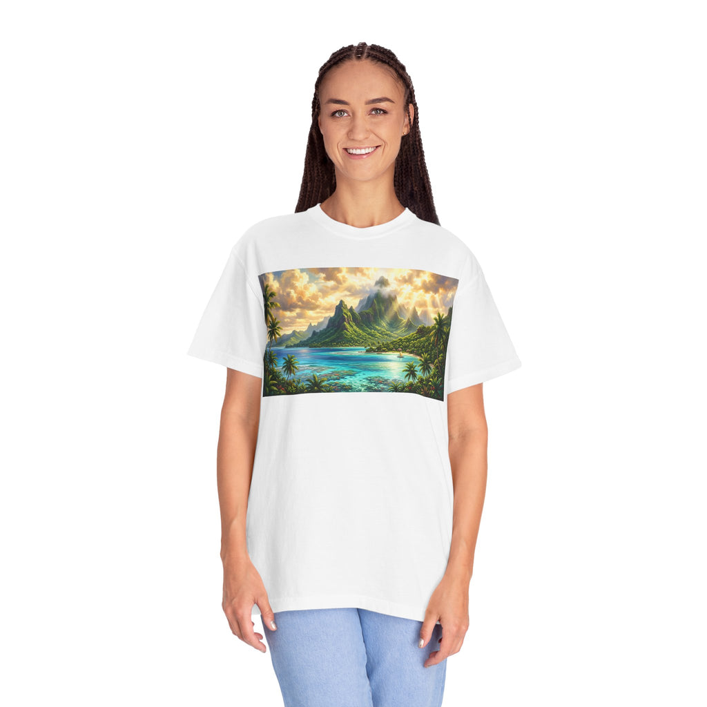 Tropical Island Landscape T-Shirt