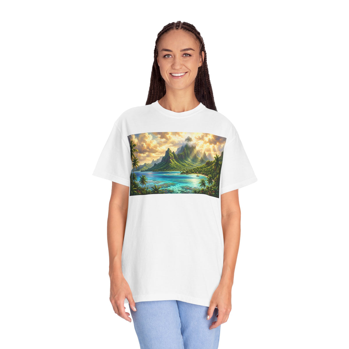 Tropical Island Landscape T-Shirt