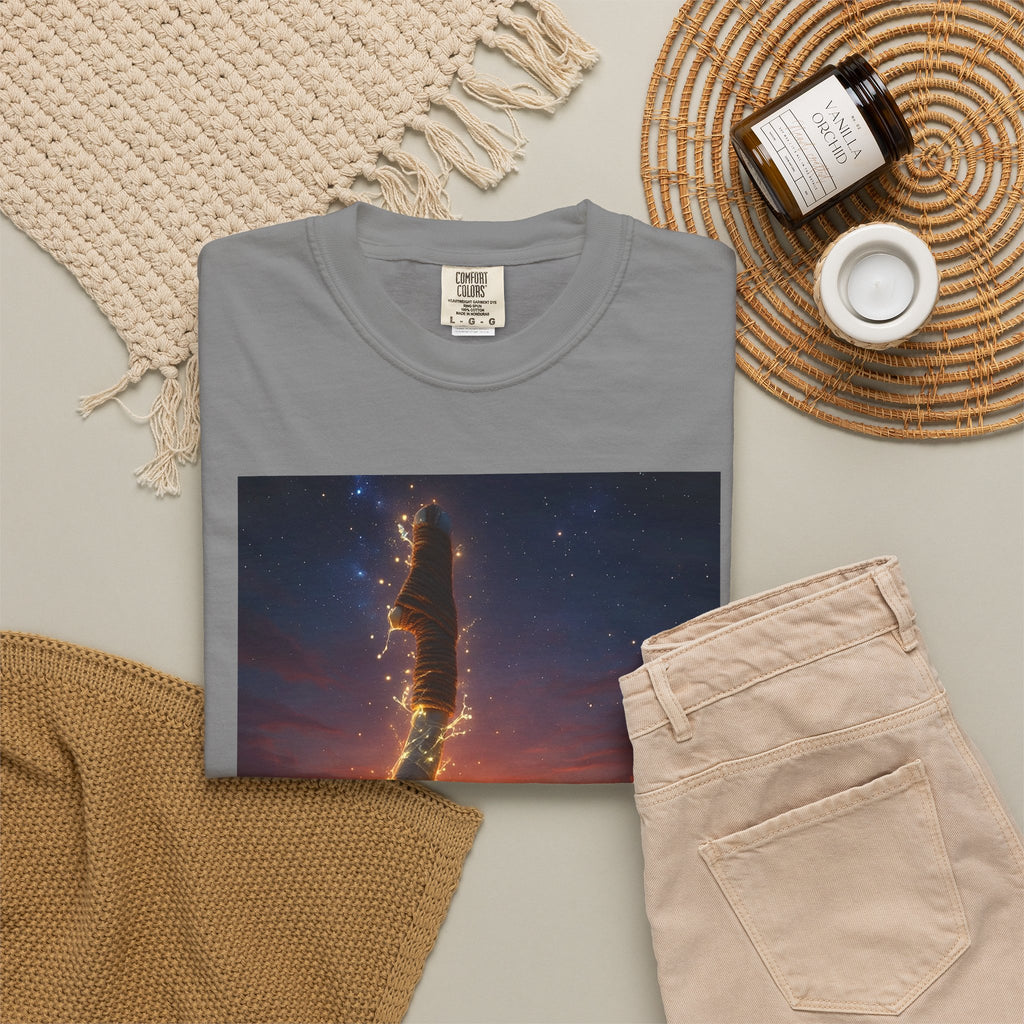 Fishing Hook Fire Graphic T-Shirt