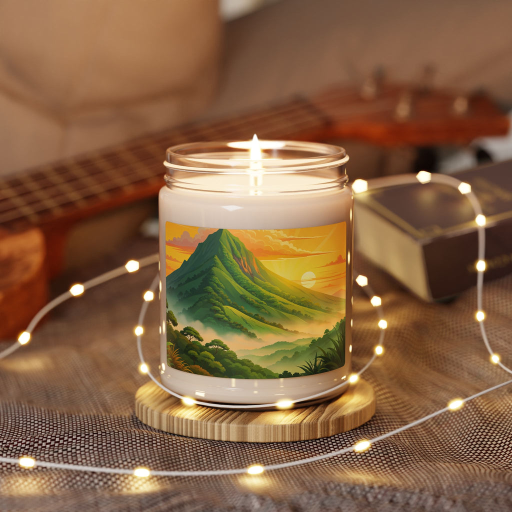 Soy Candle — Tropical Sunrise Mountain Scented Candle (9 oz)