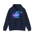 Galaxy Vortex Hoodie — Neon Spiral Space Pullover
