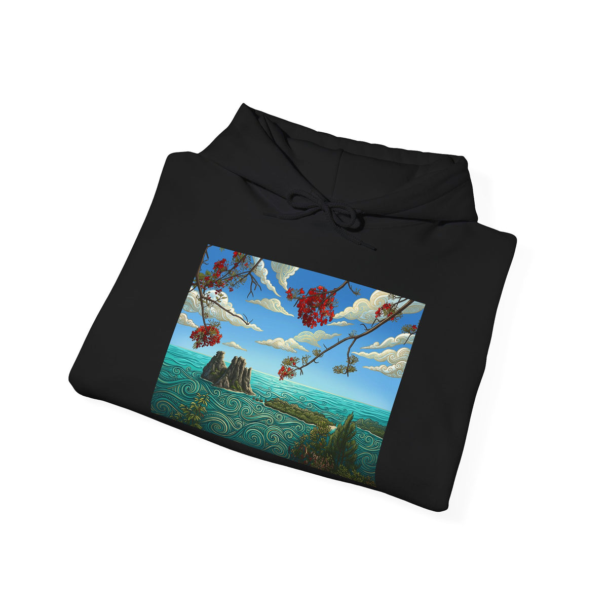 Surreal Hot Air Balloons Hoodie – Dreamscape Landscape Pullover