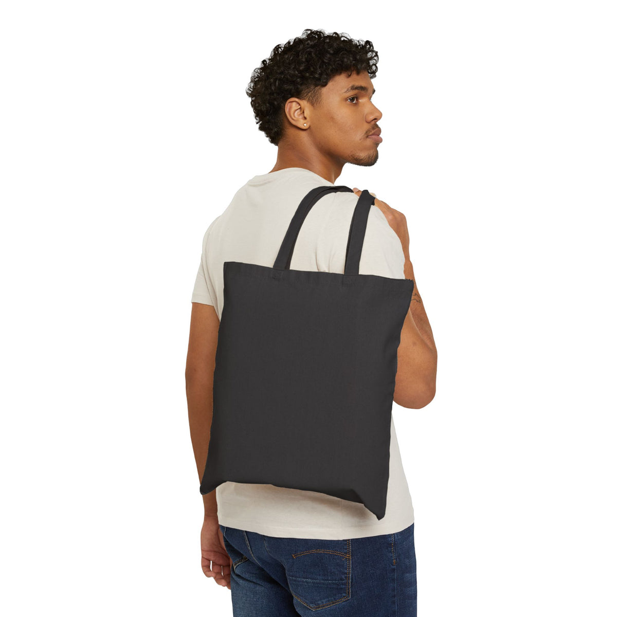Dolphin Sunset Canvas Tote Bag
