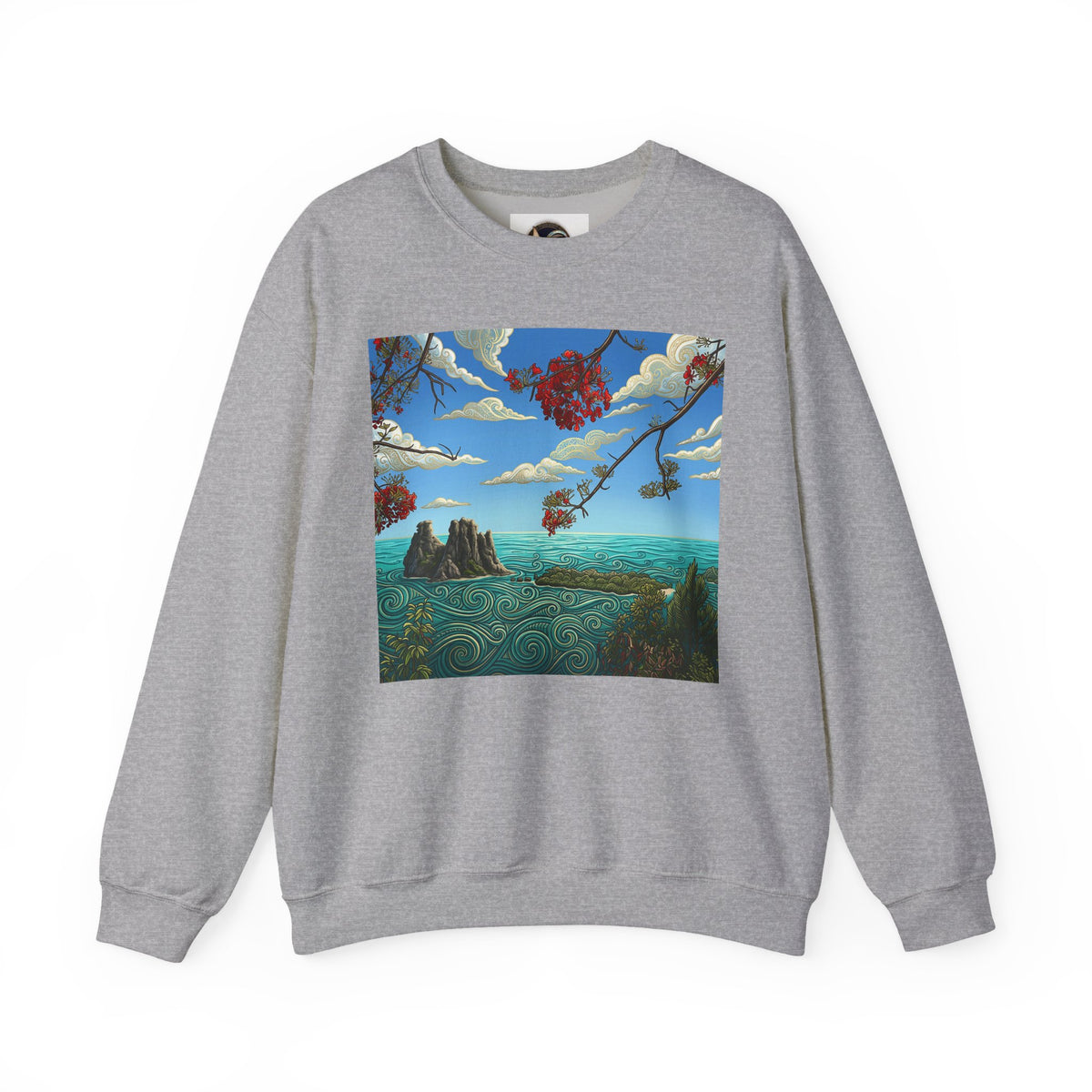 Surreal Landscape Crewneck Sweatshirt