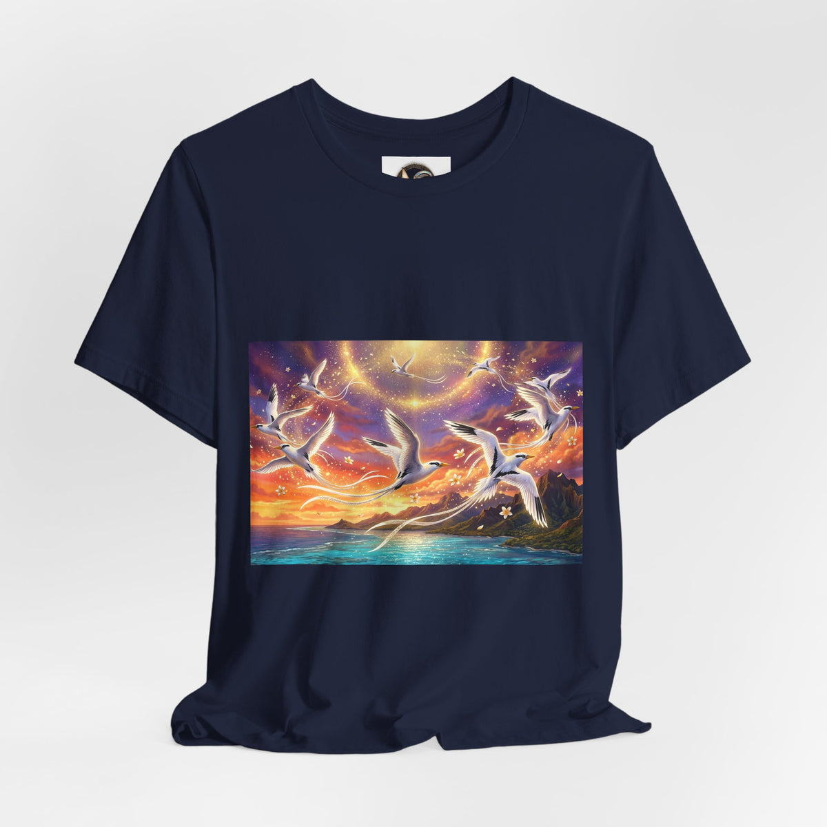 Sunset Pailles en queue Tee — Vibrant Ocean Sunset Beach T-Shirt