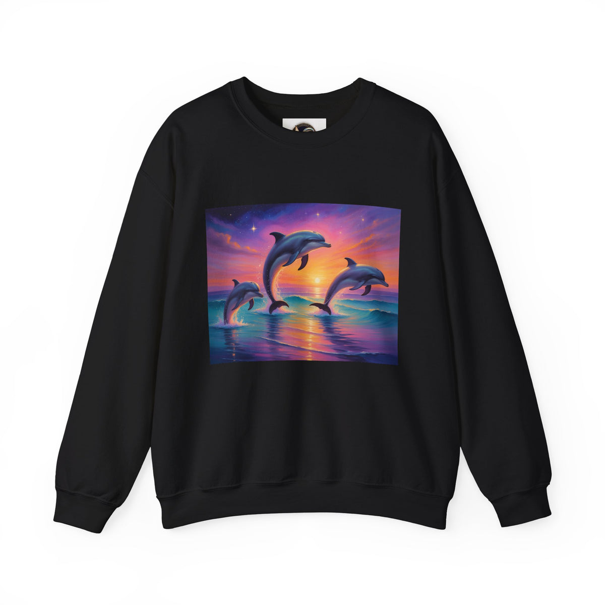 Dolphin Sunset Crewneck Sweatshirt