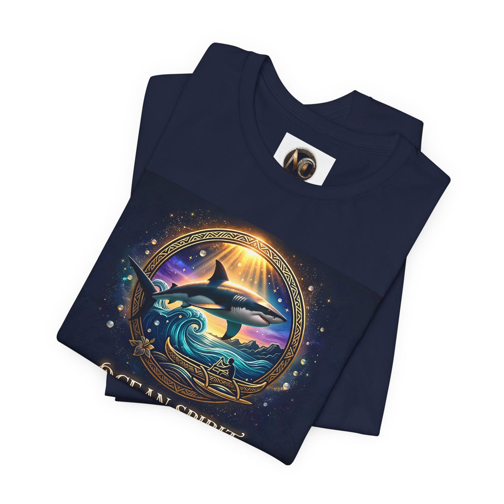 Ocean Spirit T-Shirt — Nautical Dolphin Sunset Graphic Tee