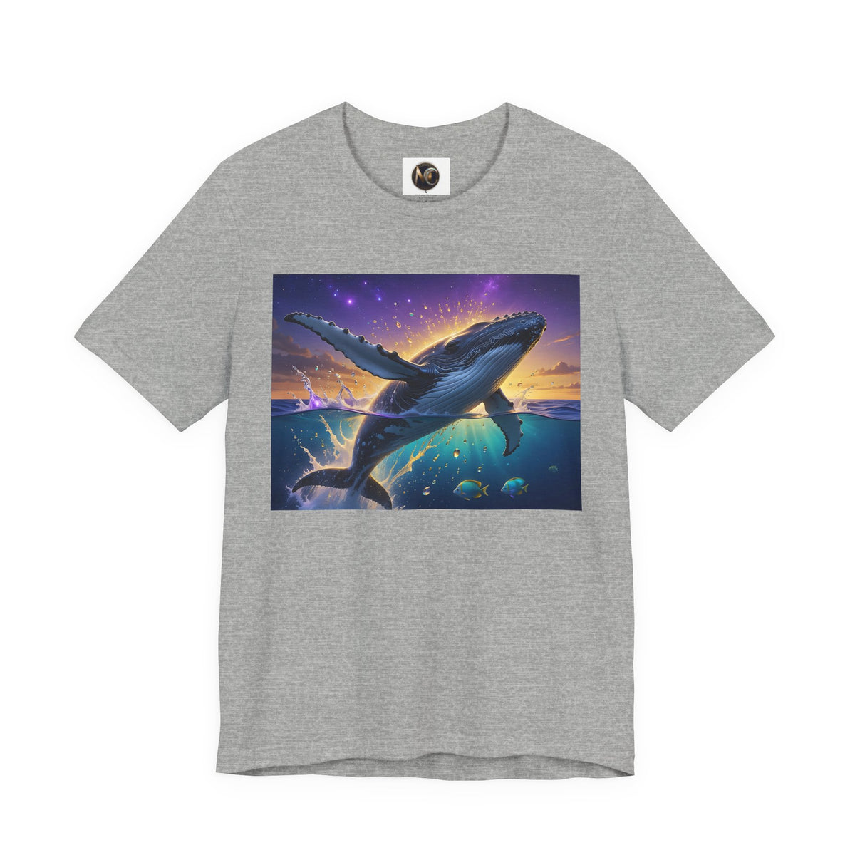 Whale Sunset Graphic Tee