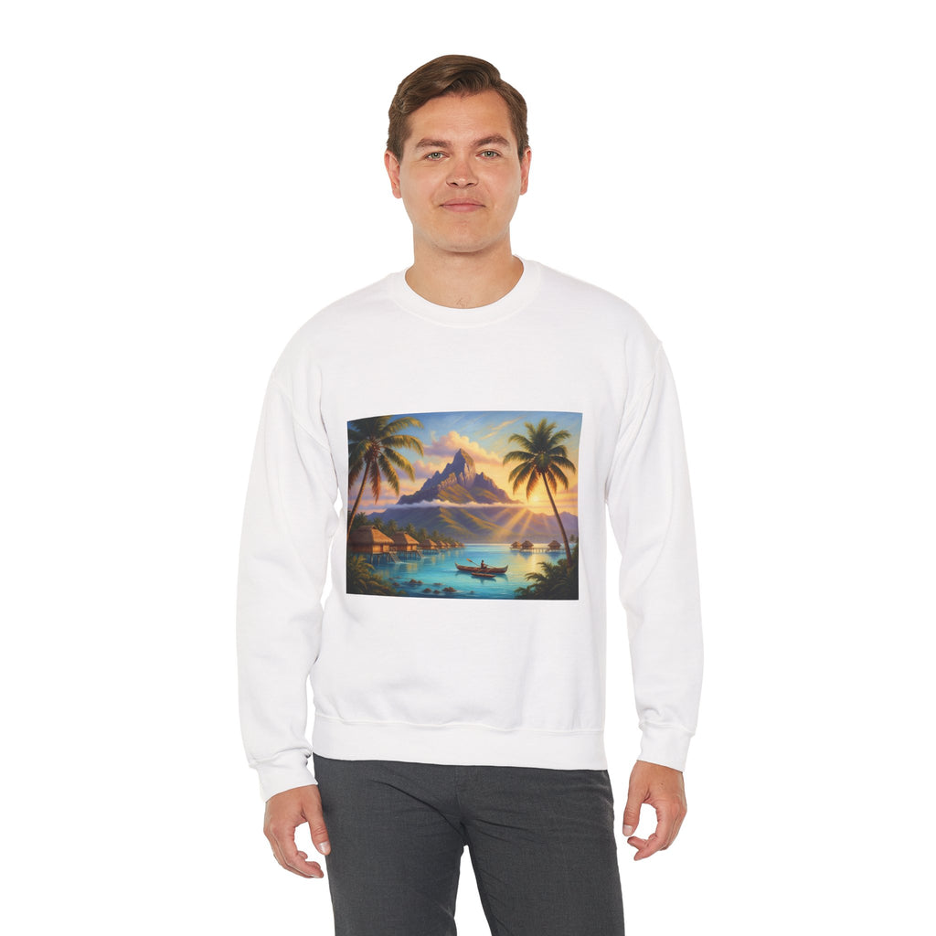 Tropical Island Sunset Sweatshirt