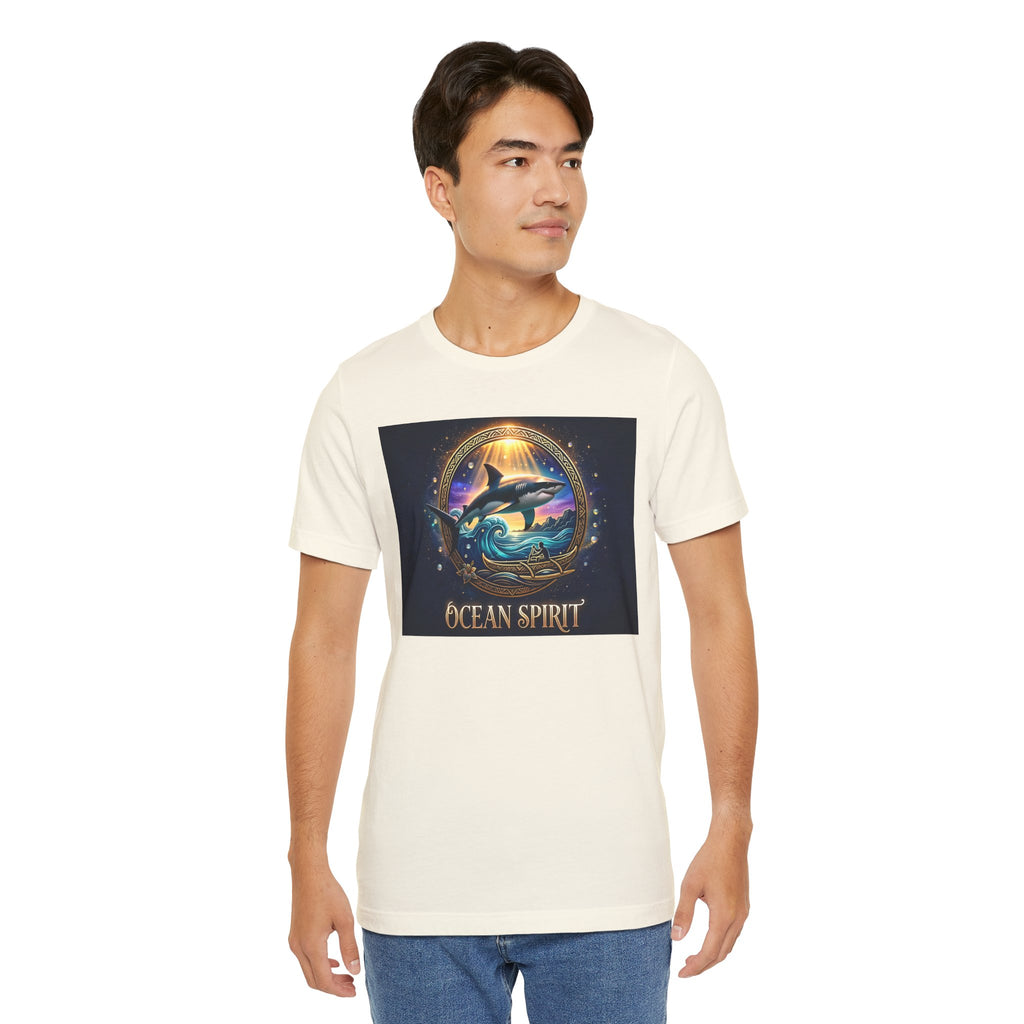 Ocean Spirit T-Shirt — Nautical Dolphin Sunset Graphic Tee