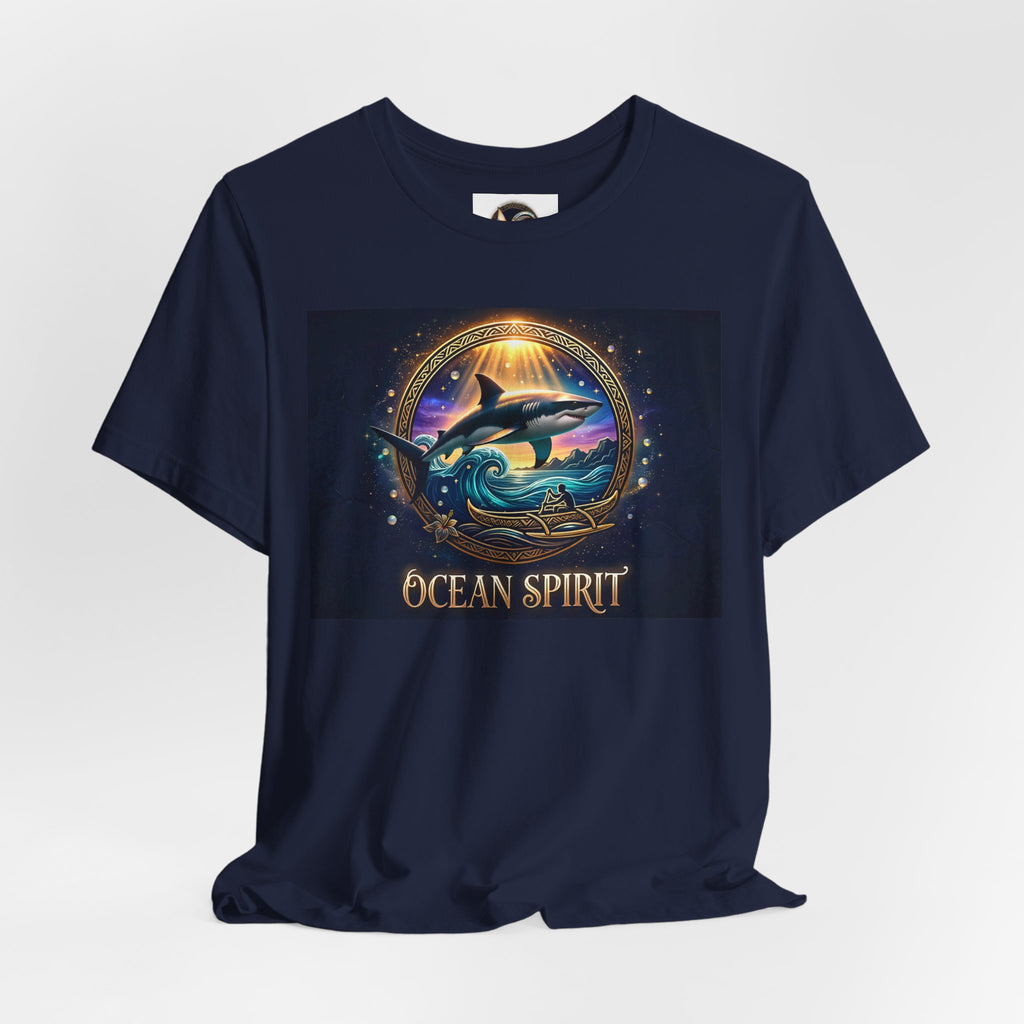Ocean Spirit T-Shirt — Nautical Dolphin Sunset Graphic Tee