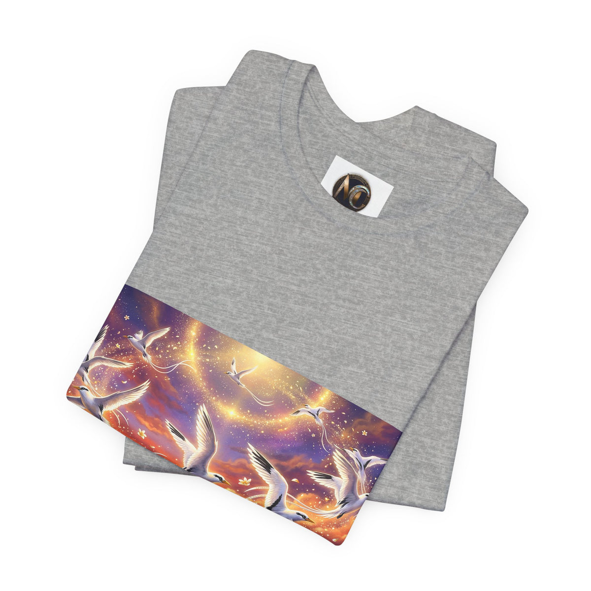 Sunset Pailles en queue Tee — Vibrant Ocean Sunset Beach T-Shirt