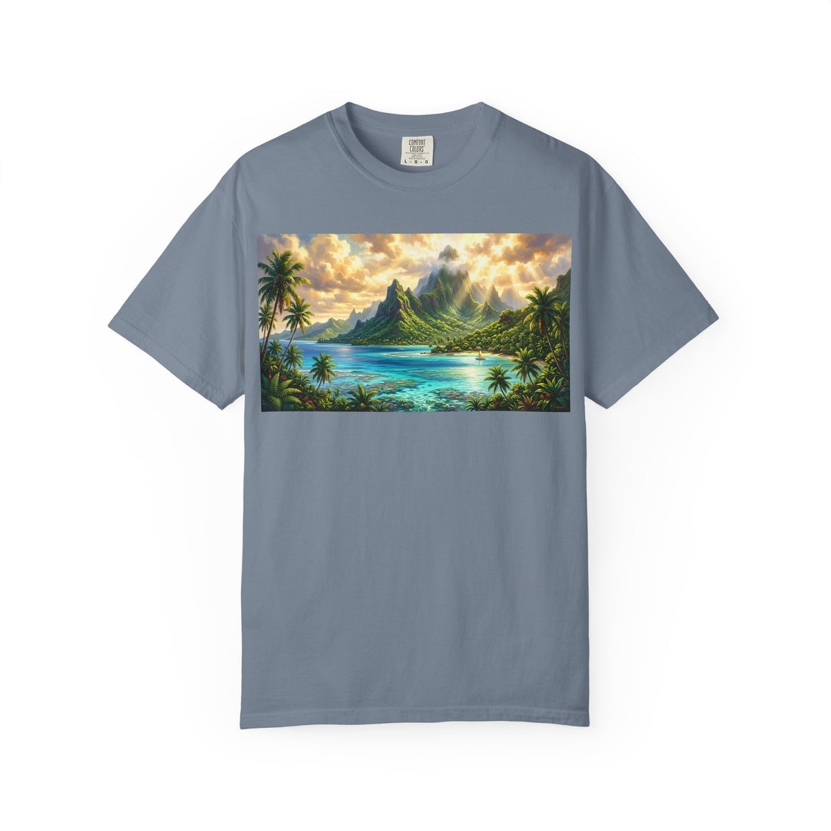 Tropical Island Landscape T-Shirt