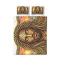 Rastafarian Dreadlocks Tropical Quilt Cover Set (3-Piece)