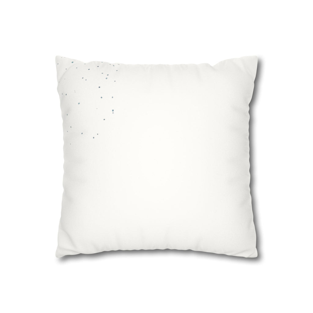 Tribal Circle Faux Suede Pillowcase