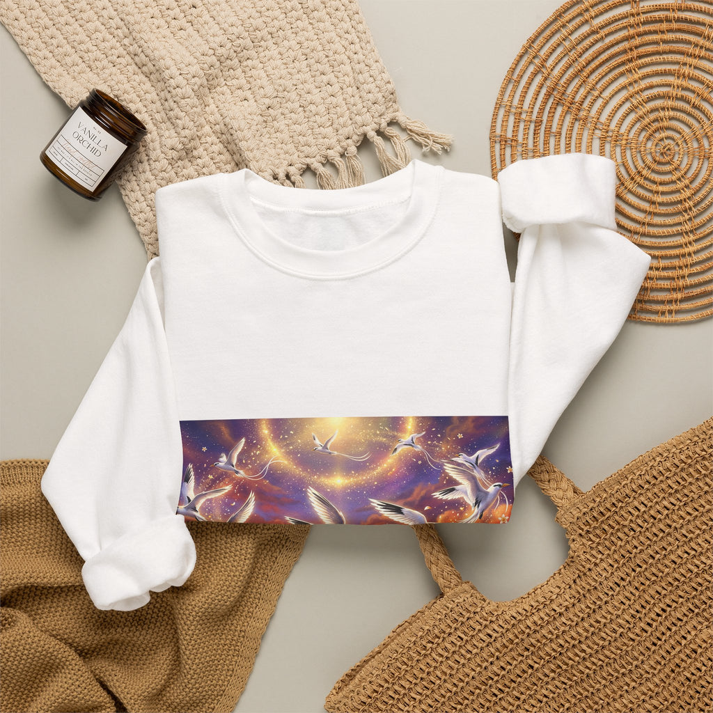 Crewneck Sweatshirt — Magical Pailles en queue at Sunset Art Print
