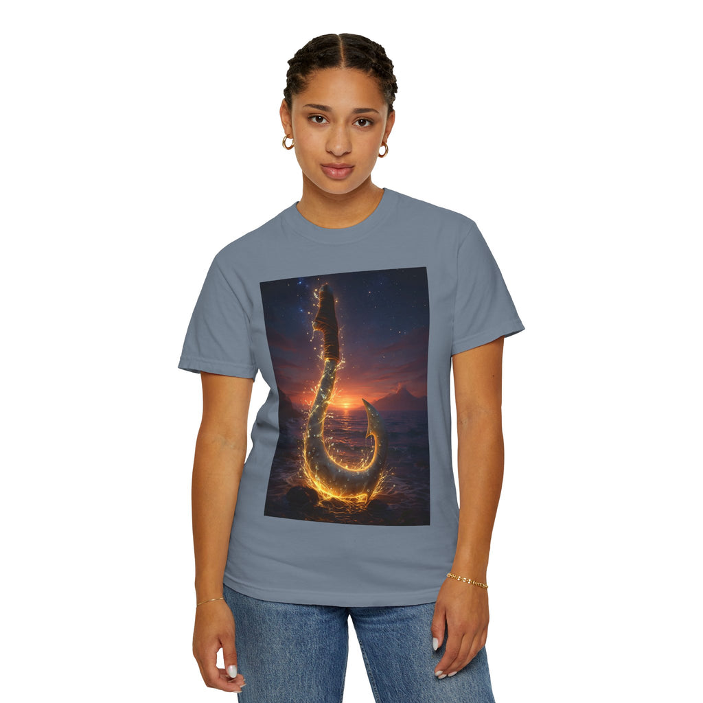 Fishing Hook Fire Graphic T-Shirt