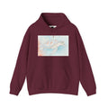 Sea Turtle Watercolor Hoodie — Pastel Ocean Turtle Pullover