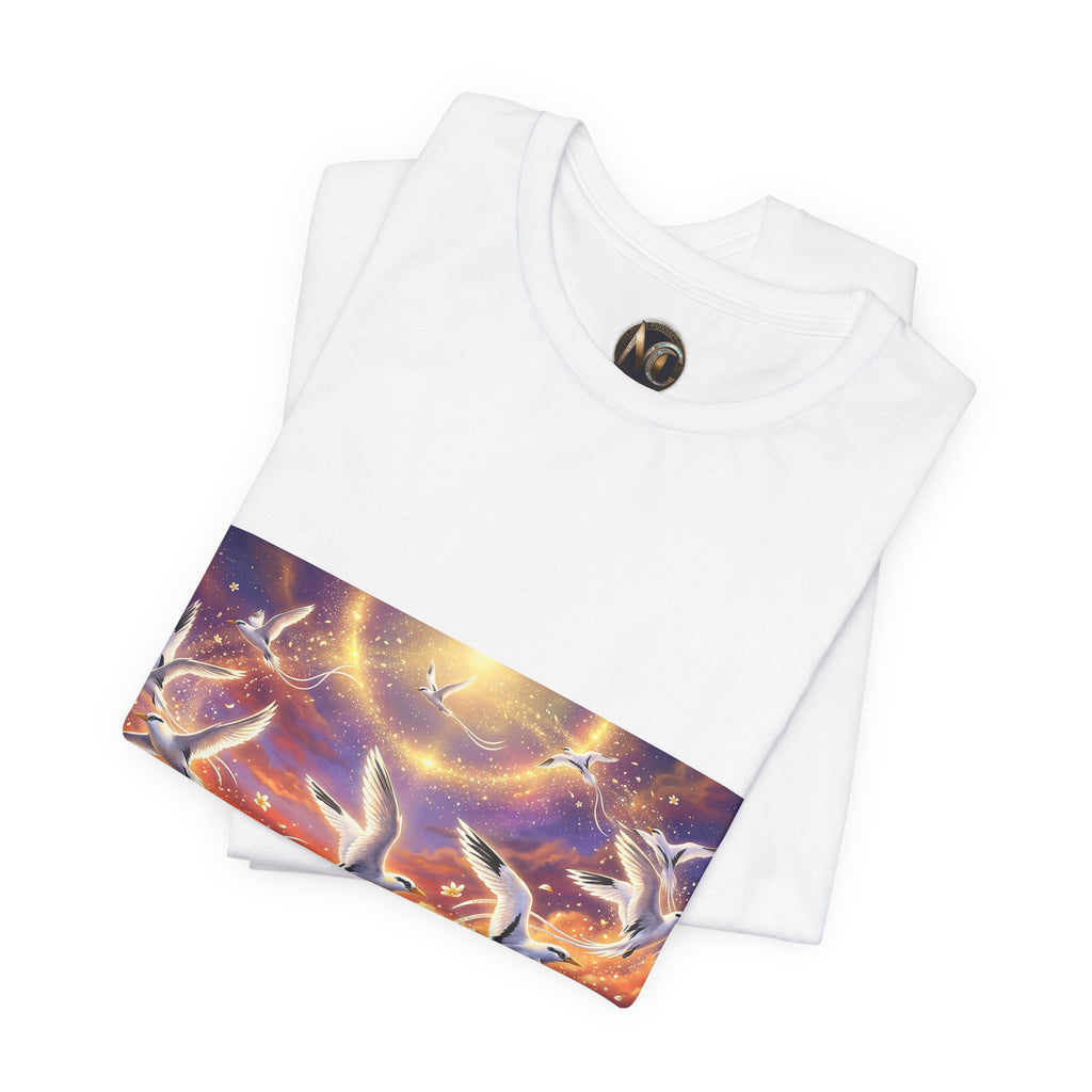 Sunset Pailles en queue Tee — Vibrant Ocean Sunset Beach T-Shirt