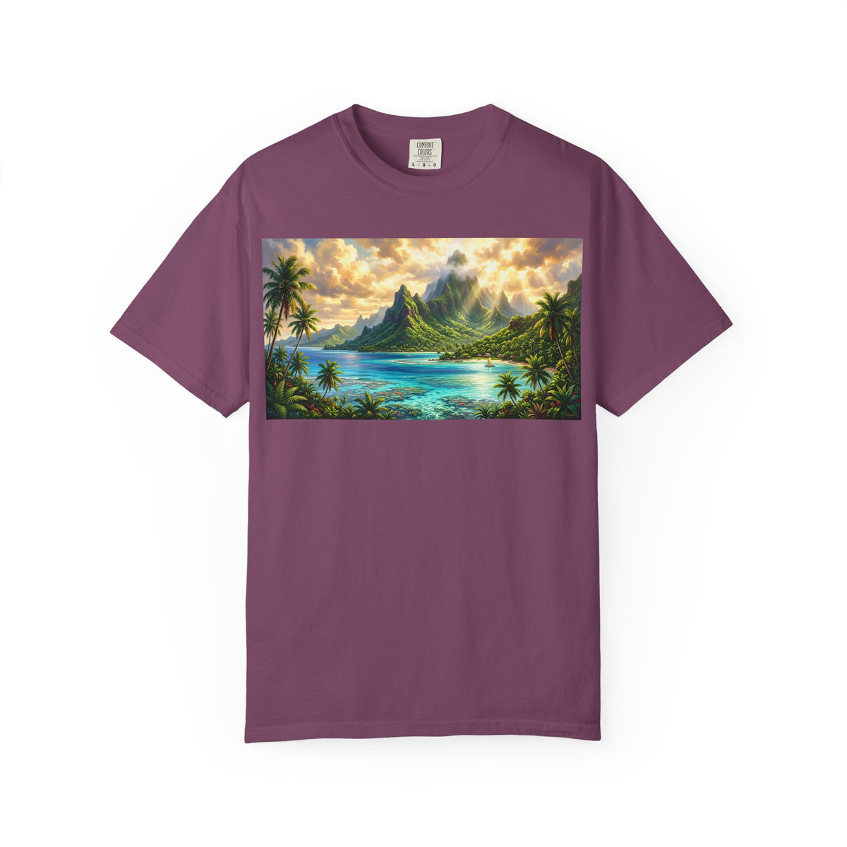 Tropical Island Landscape T-Shirt