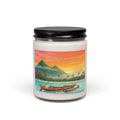 Tropical Sunset Soy Candle — 9oz Scented Jar (Relaxing Beach Aroma)
