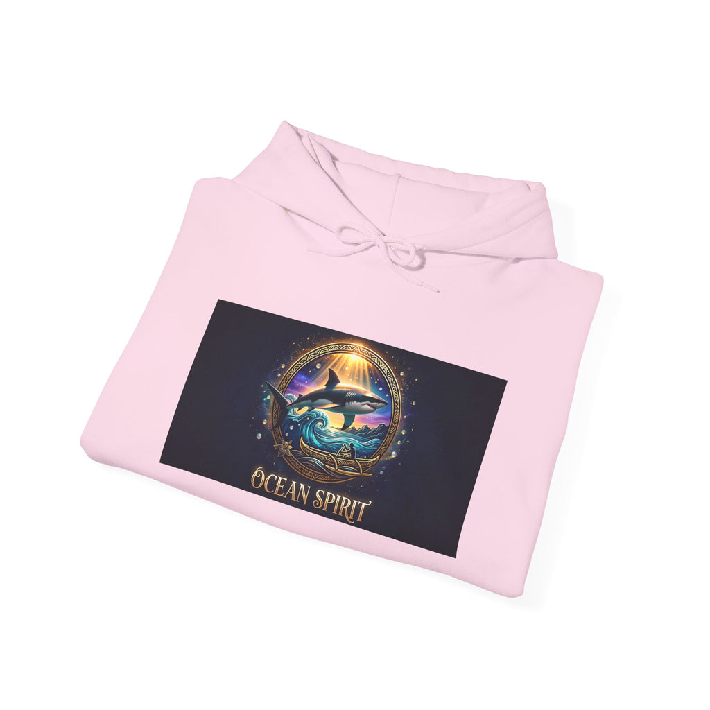 Ocean Spirit Hoodie – Mystic Shark Graphic Hooded Sweatshirt