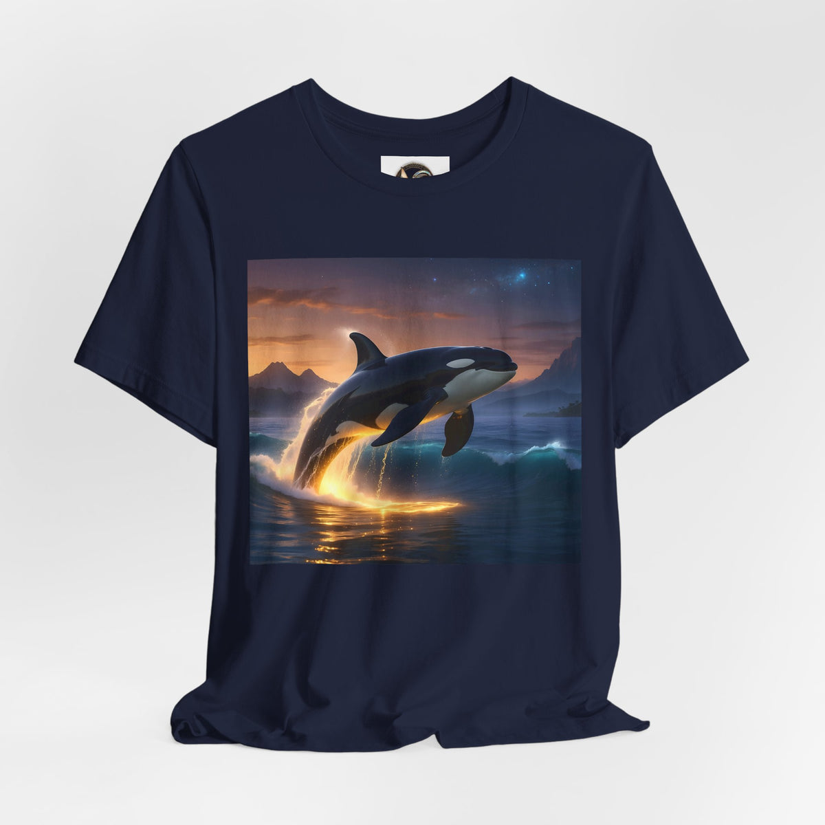 Orca Sunset Tee — Majestic Killer Whale Graphic T-Shirt