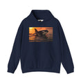 Orca Sunset Hoodie - Killer Whale Sunset Pullover for Marine Life Lovers