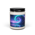 Soy Candle — Ocean Spiral Scented 9oz (Mystic Sea Breeze)
