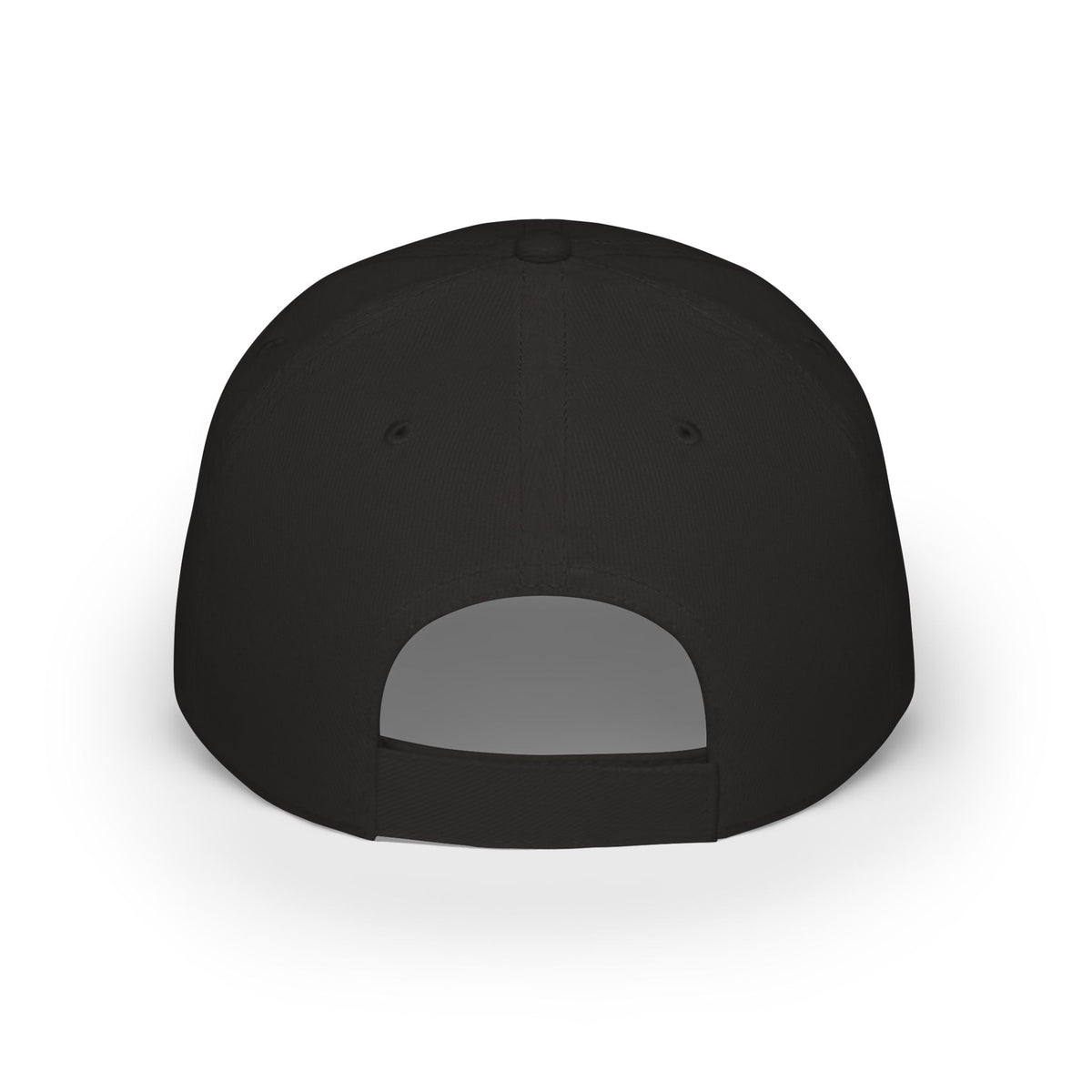 Low-profile baseball cap with gold and pearl emblem—bold minimalist hat