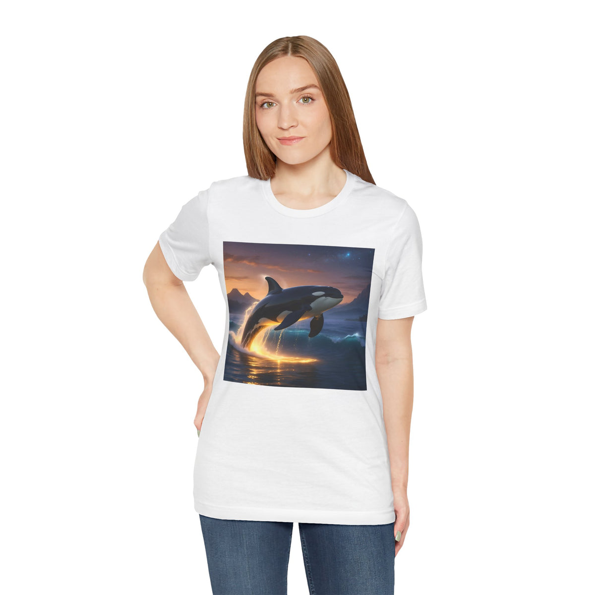 Orca Sunset Tee — Majestic Killer Whale Graphic T-Shirt
