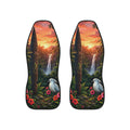 Tropical Waterfall Car Seat Covers — White Tern Design