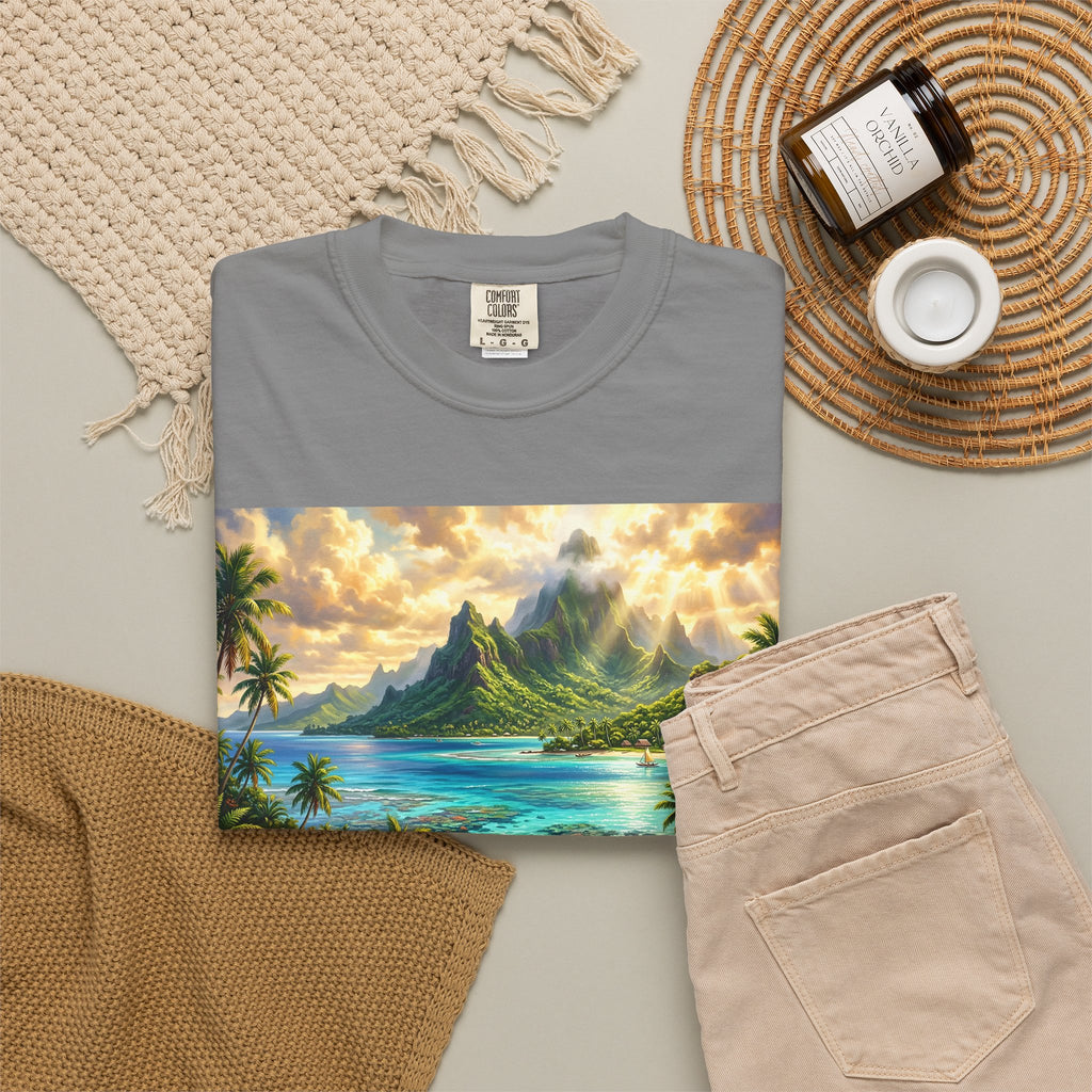 Tropical Island Landscape T-Shirt