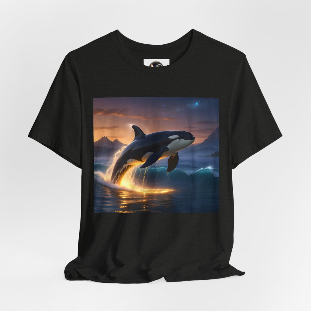Orca Sunset Tee — Majestic Killer Whale Graphic T-Shirt
