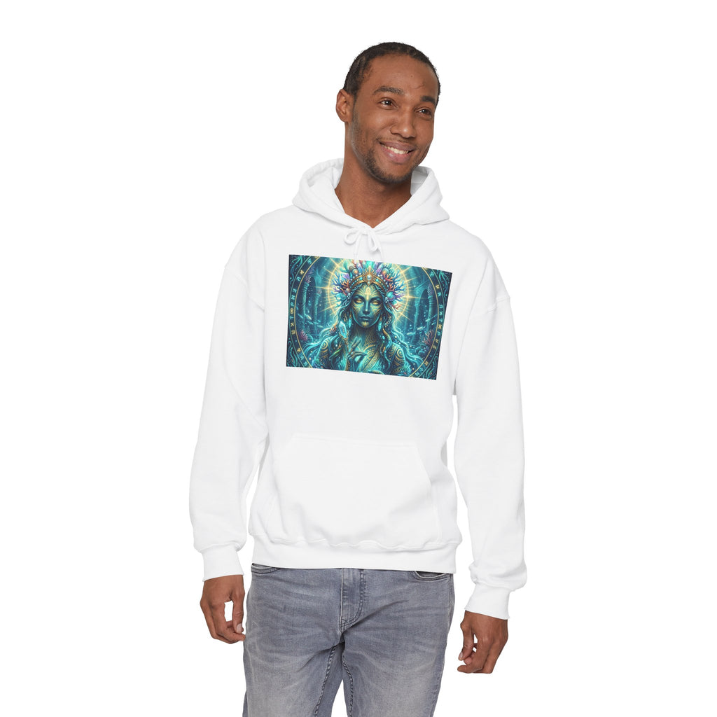 Mystic Goddess Hoodie — Spiritual Visionary Art Pullover