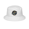 Celestial Owl Bucket Hat — Moon & Stars Wildlife Graphic Hat