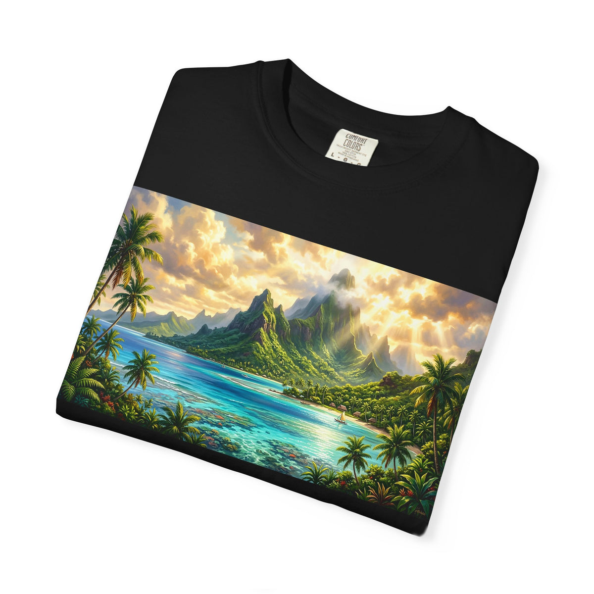 Tropical Island Landscape T-Shirt