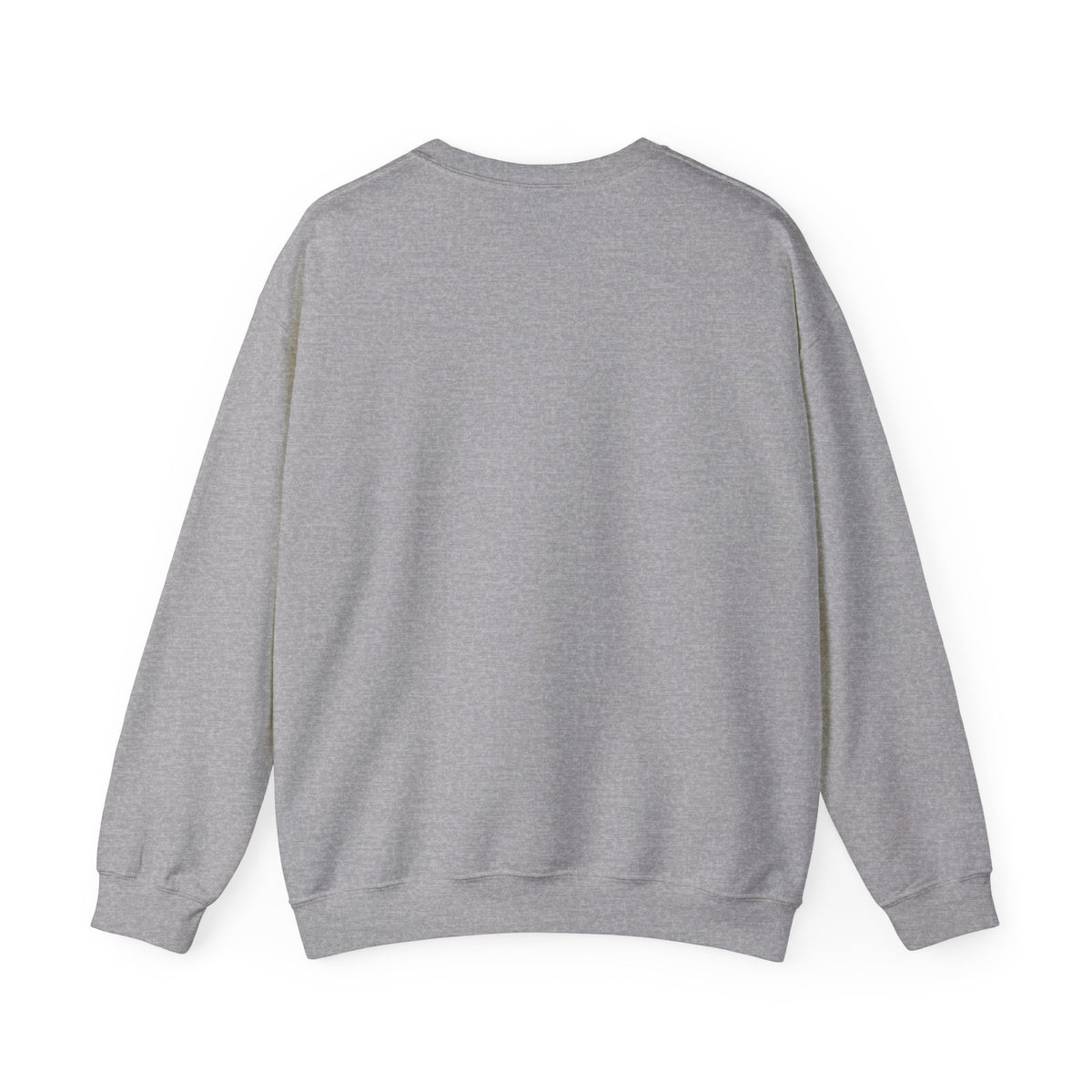 Crewneck Sweatshirt — Fiery Hook Graphic Crewneck (Stormy Sunset, Flaming Fish Hook)