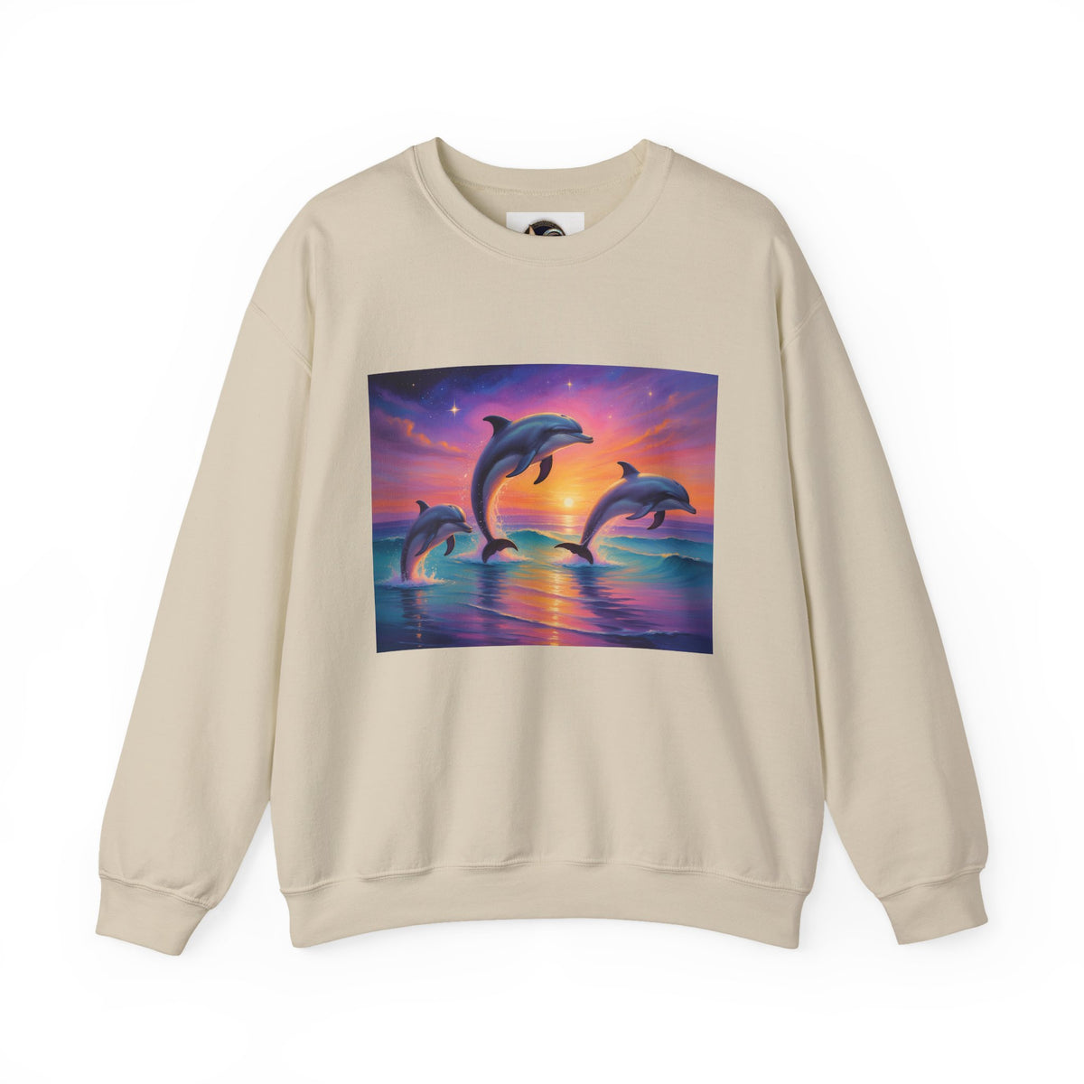Dolphin Sunset Crewneck Sweatshirt
